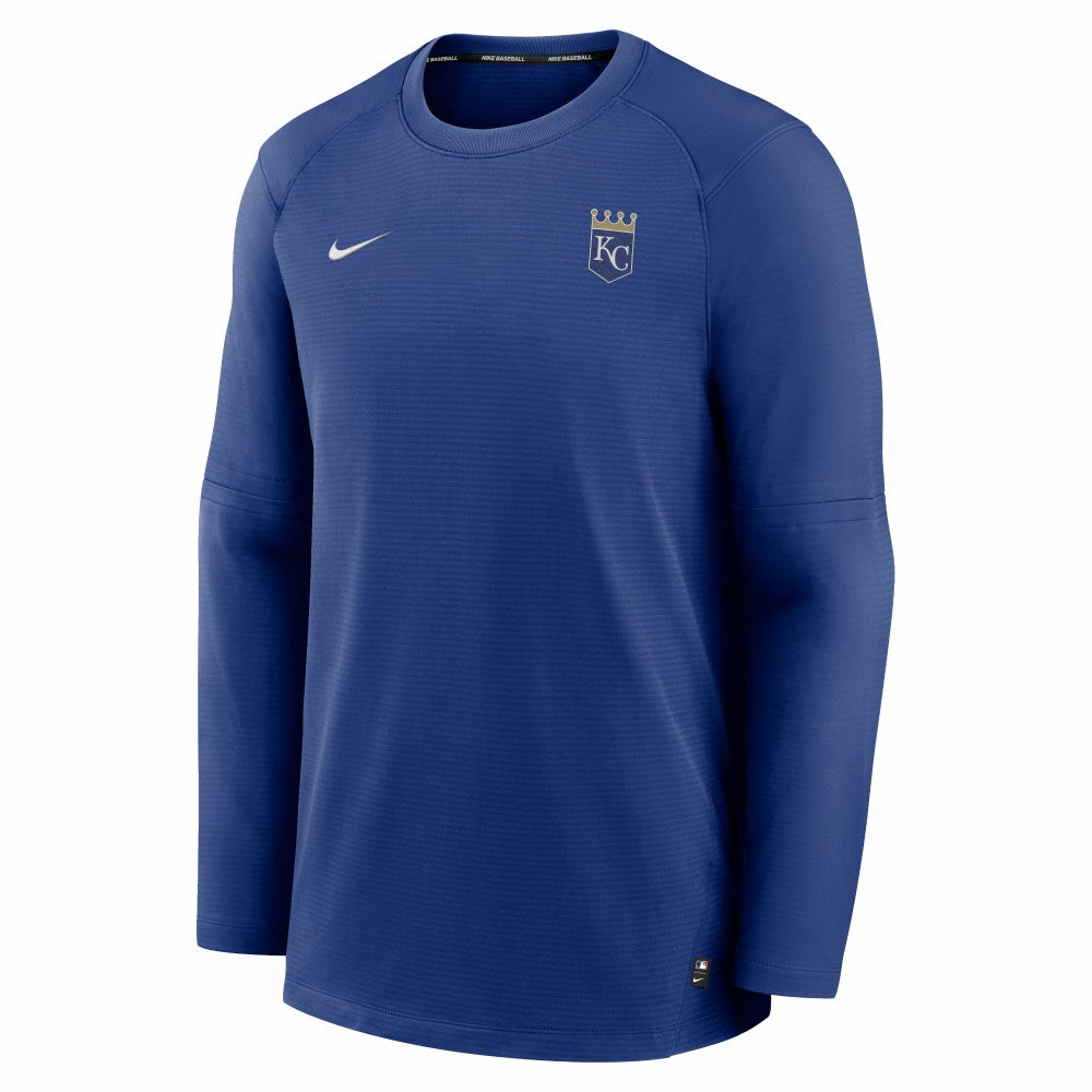 Kansas City Royals Authentic Collection Logo Performance Long Sleeve T-Shirt Royal | Nike