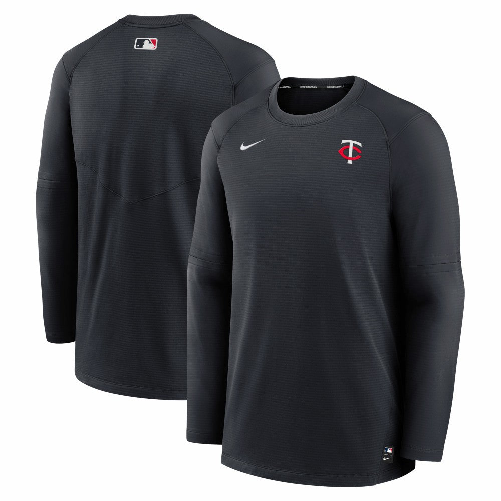 Minnesota Twins Authentic Collection Logo Performance Long Sleeve T-Shirt Navy | Nike