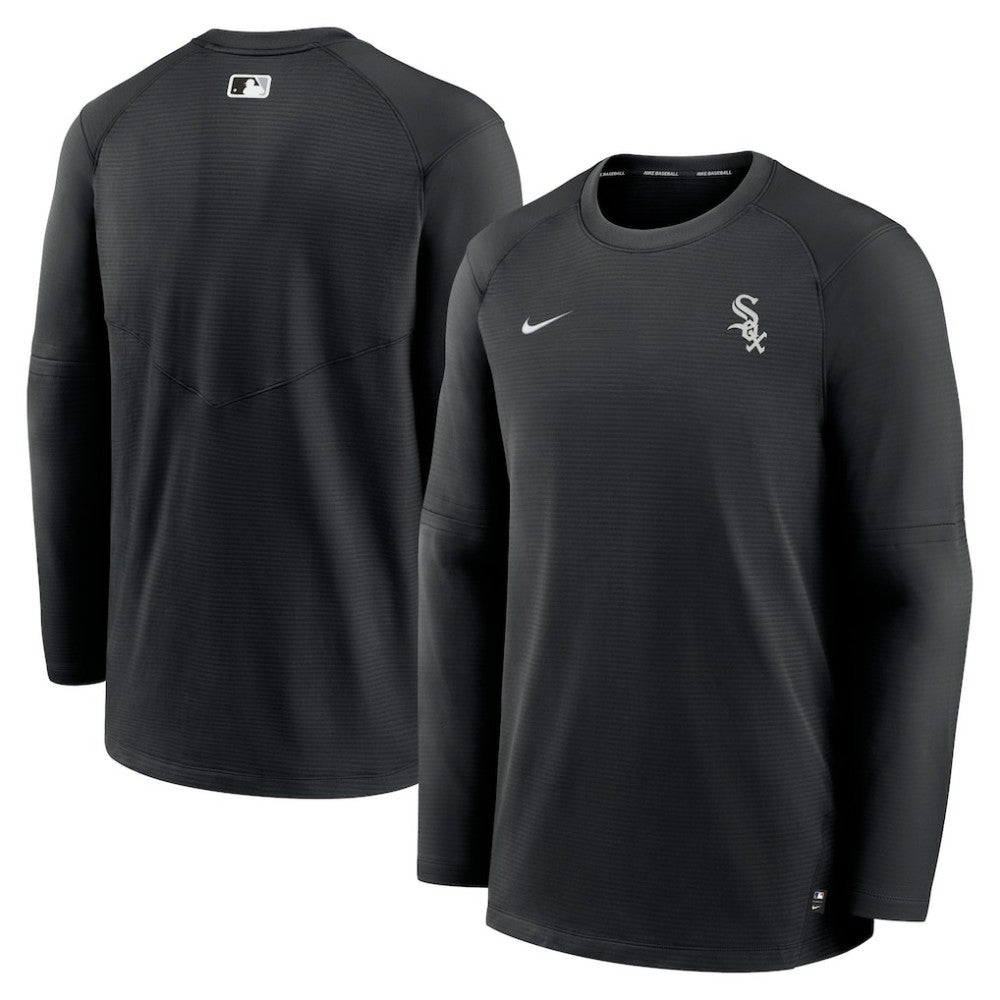 Chicago White Sox Authentic Collection Logo Performance Long Sleeve T-Shirt Black | Nike