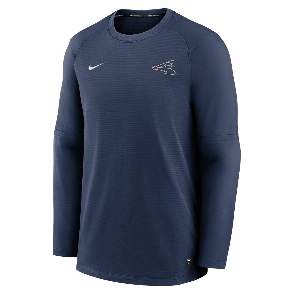 Chicago White Sox Authentic Collection Logo Performance Long Sleeve T-Shirt Navy | Nike