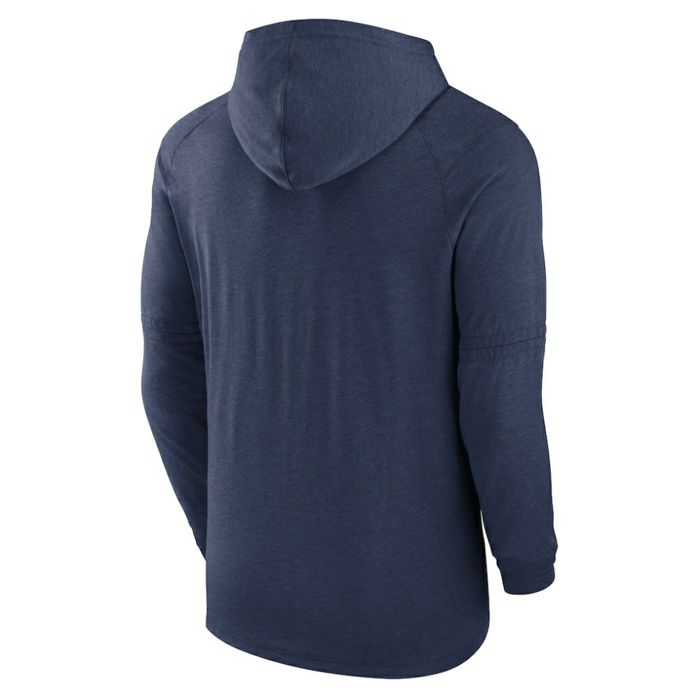 Houston Astros Authentic Collection Lightweight Dri-FIT Hooded Pullover Heather Navy | Nike