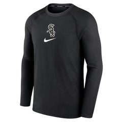 Chicago White Sox Authentic Collection Game Raglan Performance Long Sleeve T-Shirt Black | Nike