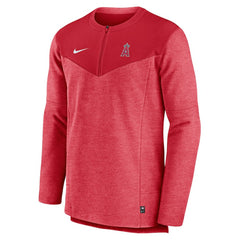 Los Angeles Angels Authentic Collection Game Time Performance Half-Zip Top Red | Nike