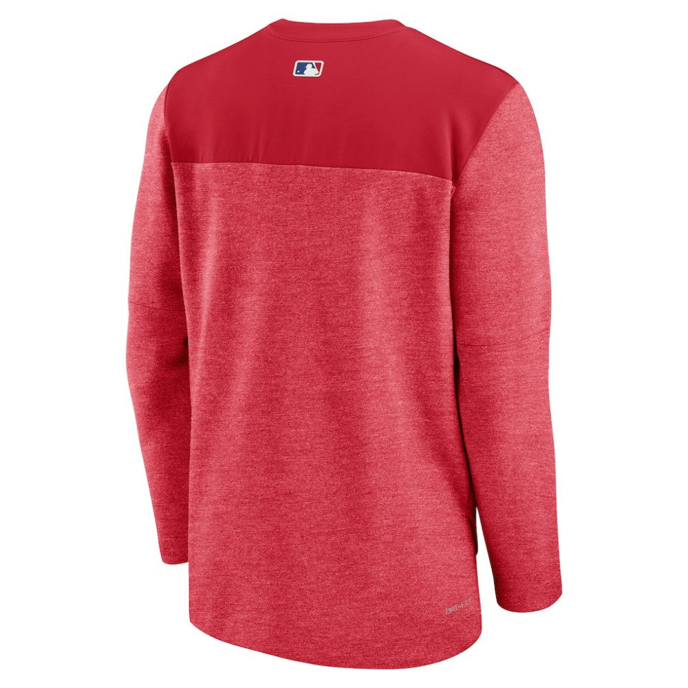 Los Angeles Angels Authentic Collection Game Time Performance Half-Zip Top Red | Nike