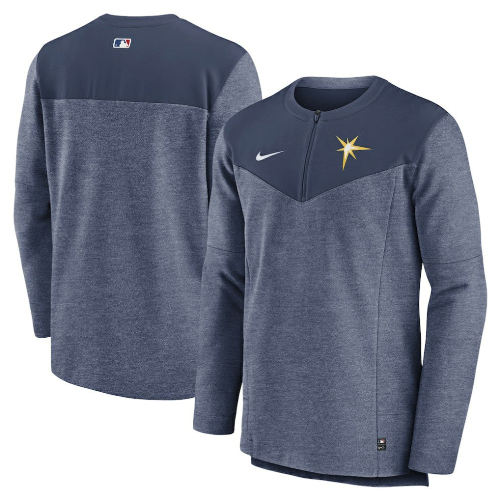 Tampa Bay Rays Authentic Collection Game Time Performance Half-Zip Top Navy | Nike