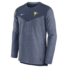 Tampa Bay Rays Authentic Collection Game Time Performance Half-Zip Top Navy | Nike