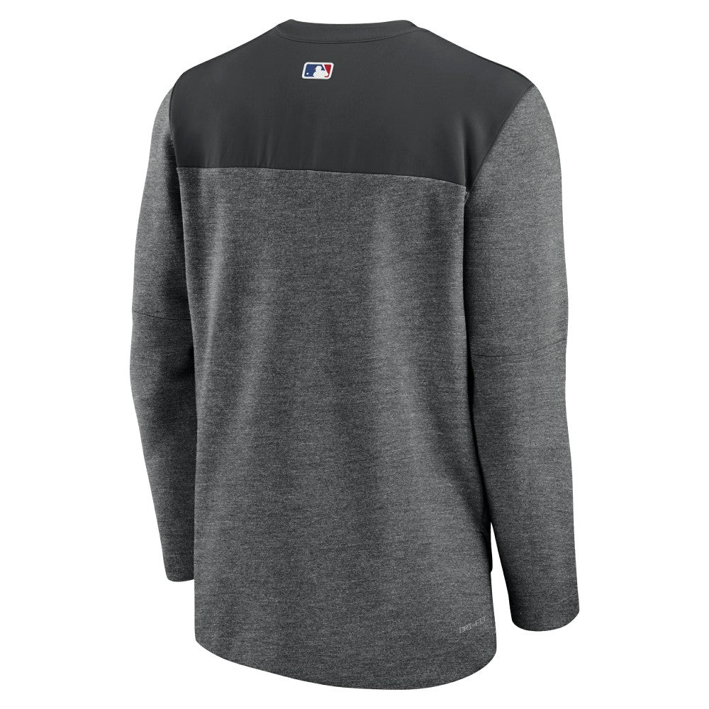 Miami Marlins Authentic Collection Game Time Performance Half-Zip Top Black | Nike