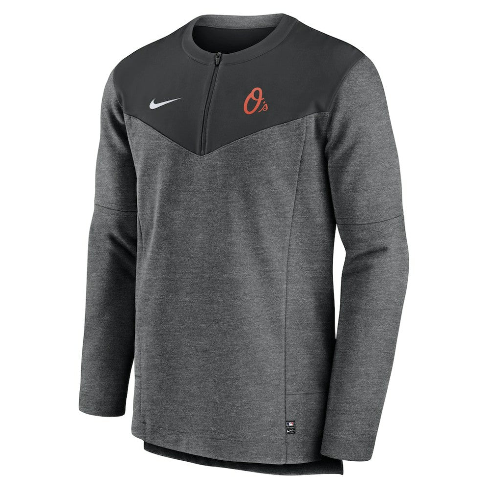 Baltimore Orioles Authentic Collection Game Time Performance Half-Zip Top Black | Nike
