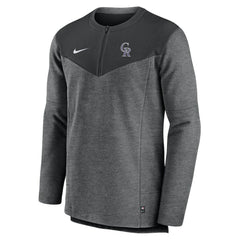 Colorado Rockies Authentic Collection Game Time Performance Half-Zip Top Black | Nike
