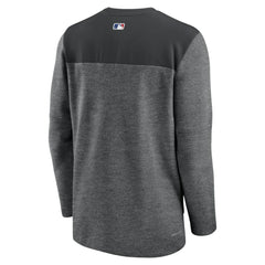 Colorado Rockies Authentic Collection Game Time Performance Half-Zip Top Black | Nike