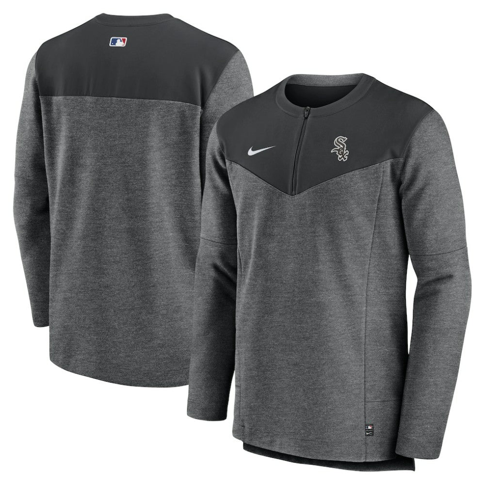 Chicago White Sox Authentic Collection Game Time Performance Half-Zip Top Black | Nike