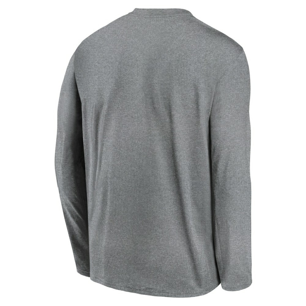San Francisco Giants Authentic Collection Team Logo Legend Performance Long Sleeve T-Shirt Heather Gray | Nike
