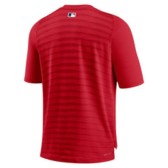 Boston Red Sox Authentic Collection Pregame Raglan Performance V-Neck T-Shirt Red | Nike