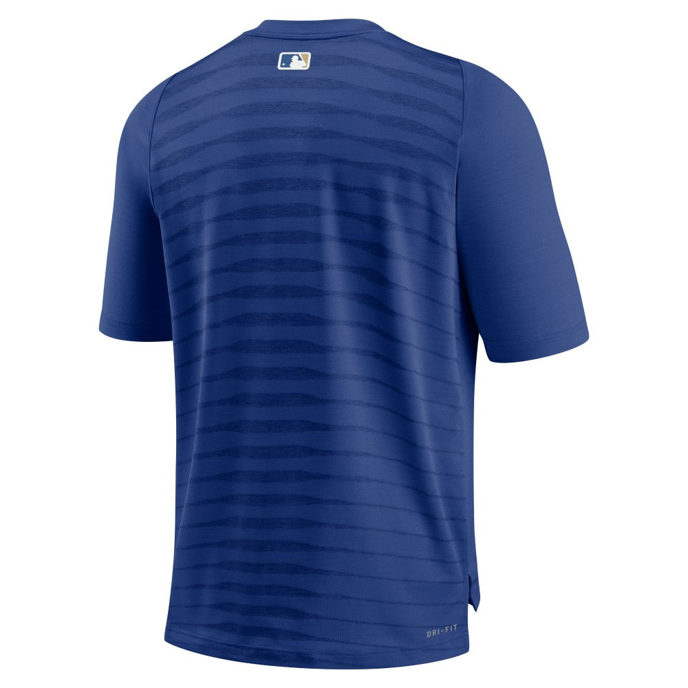 Kansas City Royals Authentic Collection Pregame Raglan Performance V-Neck T-Shirt Royal | Nike