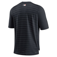 Detroit Tigers Authentic Collection Pregame Raglan Performance V-Neck T-Shirt Navy | Nike