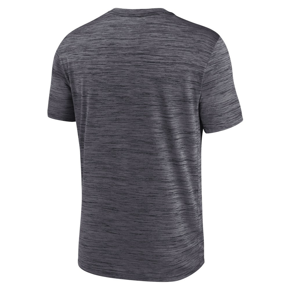 Cincinnati Reds Authentic Collection Velocity Performance Practice T-Shirt Heather Charcoal | Nike