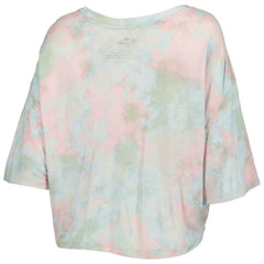 Chicago White Sox Majestic Threads Women's Cooperstown Collection Tie-Dye Boxy Cropped Tri-Blend T-Shirt