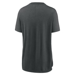 Kansas City Royals Women's Authentic Collection Early Work Tri-Blend T-Shirt Heather Charcoal | Nike