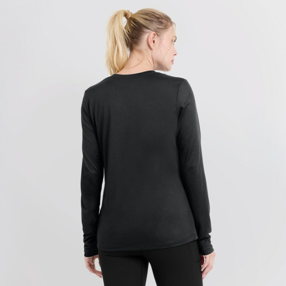 Chicago White Sox Women's Authentic Collection Legend Performance Long Sleeve T-Shirt Black | Nike