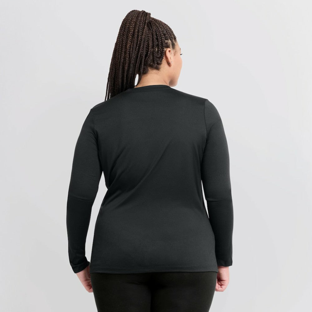 Chicago White Sox Women's Authentic Collection Legend Performance Long Sleeve T-Shirt Black | Nike