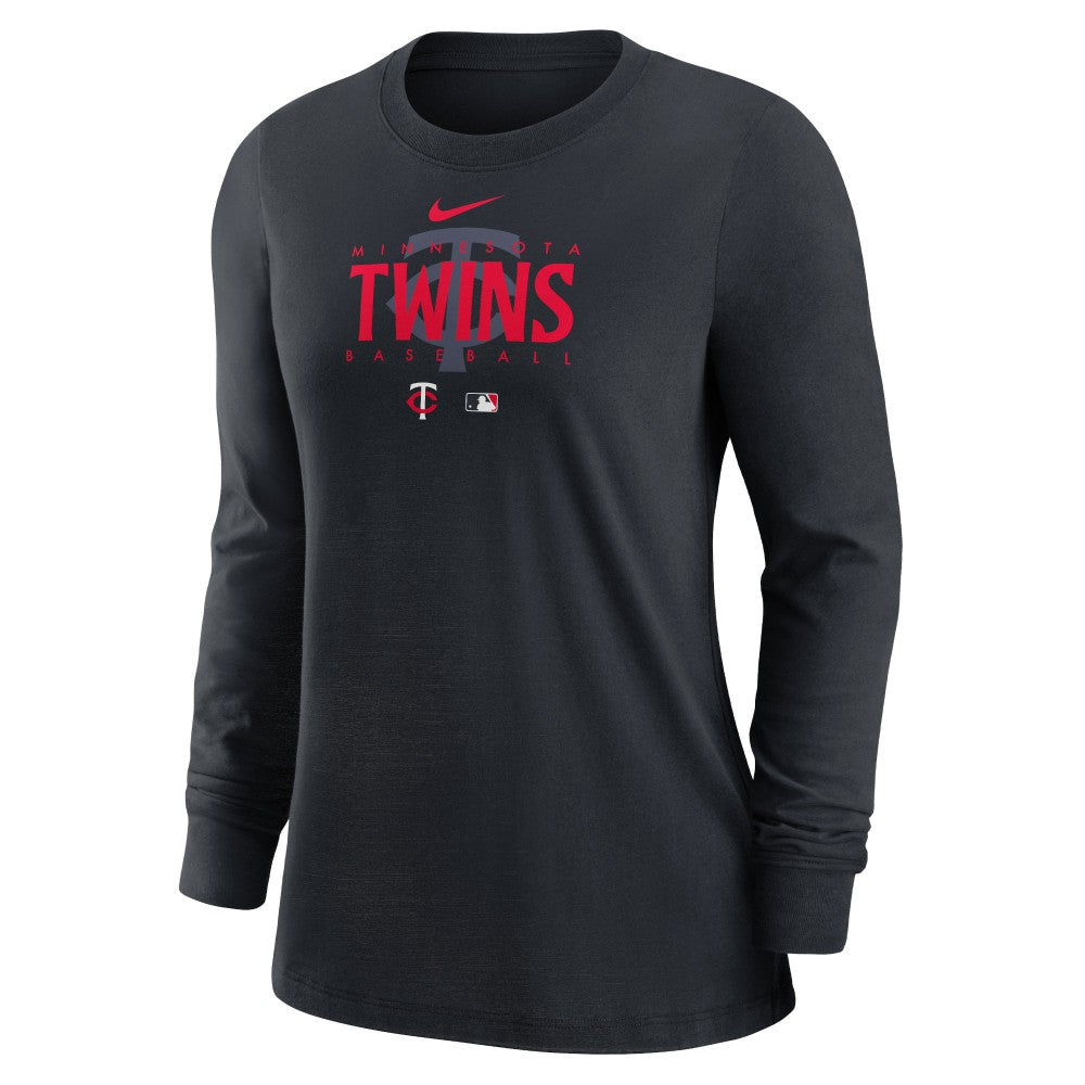 Minnesota Twins Women's Authentic Collection Legend Performance Long Sleeve T-Shirt | Nike