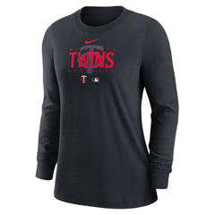 Minnesota Twins Women's Authentic Collection Legend Performance Long Sleeve T-Shirt | Nike