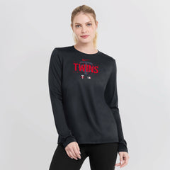 Minnesota Twins Women's Authentic Collection Legend Performance Long Sleeve T-Shirt | Nike