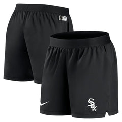 Chicago White Sox Women's Authentic Collection Team Performance Shorts Black | Nike