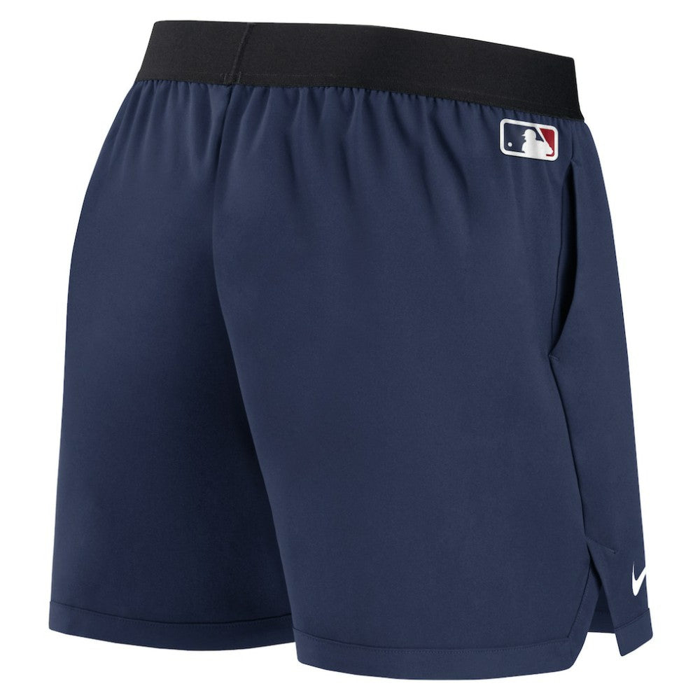 Atlanta Braves Women's Authentic Collection Team Performance Shorts Navy | Nike