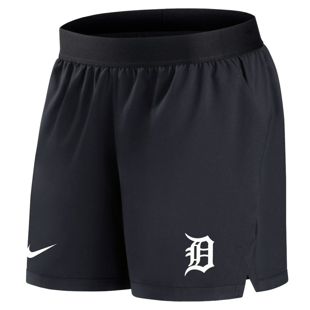 Detroit Tigers Women's Authentic Collection Team Performance Shorts Navy | Nike