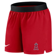 Los Angeles Angels Women's Authentic Collection Team Performance Shorts Red | Nike