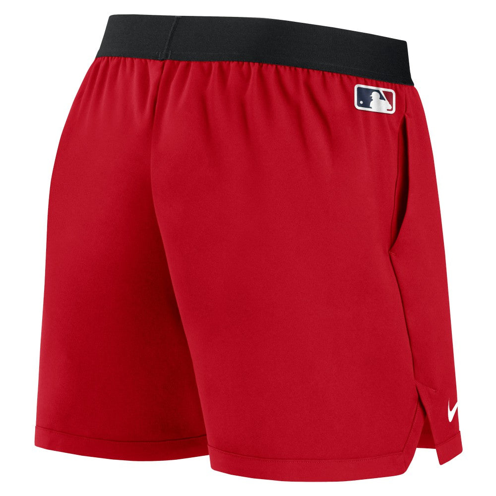 Los Angeles Angels Women's Authentic Collection Team Performance Shorts Red | Nike