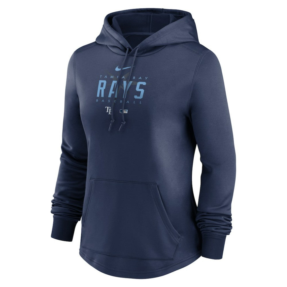 Tampa Bay Rays Women's Authentic Collection Pregame Performance Pullover Hoodie Navy | Nike