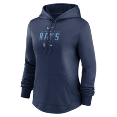 Tampa Bay Rays Women's Authentic Collection Pregame Performance Pullover Hoodie Navy | Nike