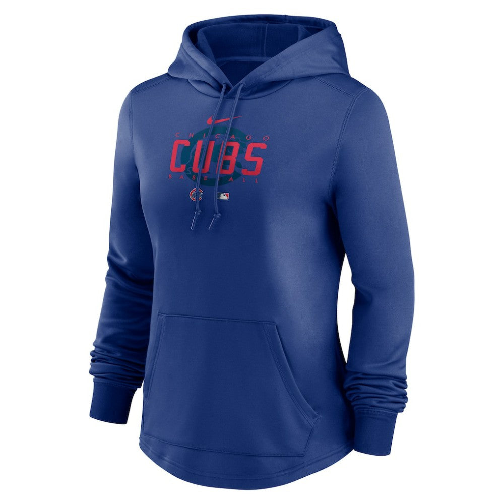 Chicago Cubs Women's Authentic Collection Pregame Performance Pullover Hoodie Royal | Nike