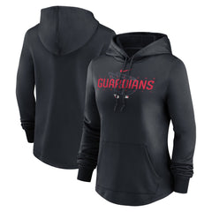 Cleveland Guardians Women's Authentic Collection Pregame Performance Pullover Hoodie Navy | Nike