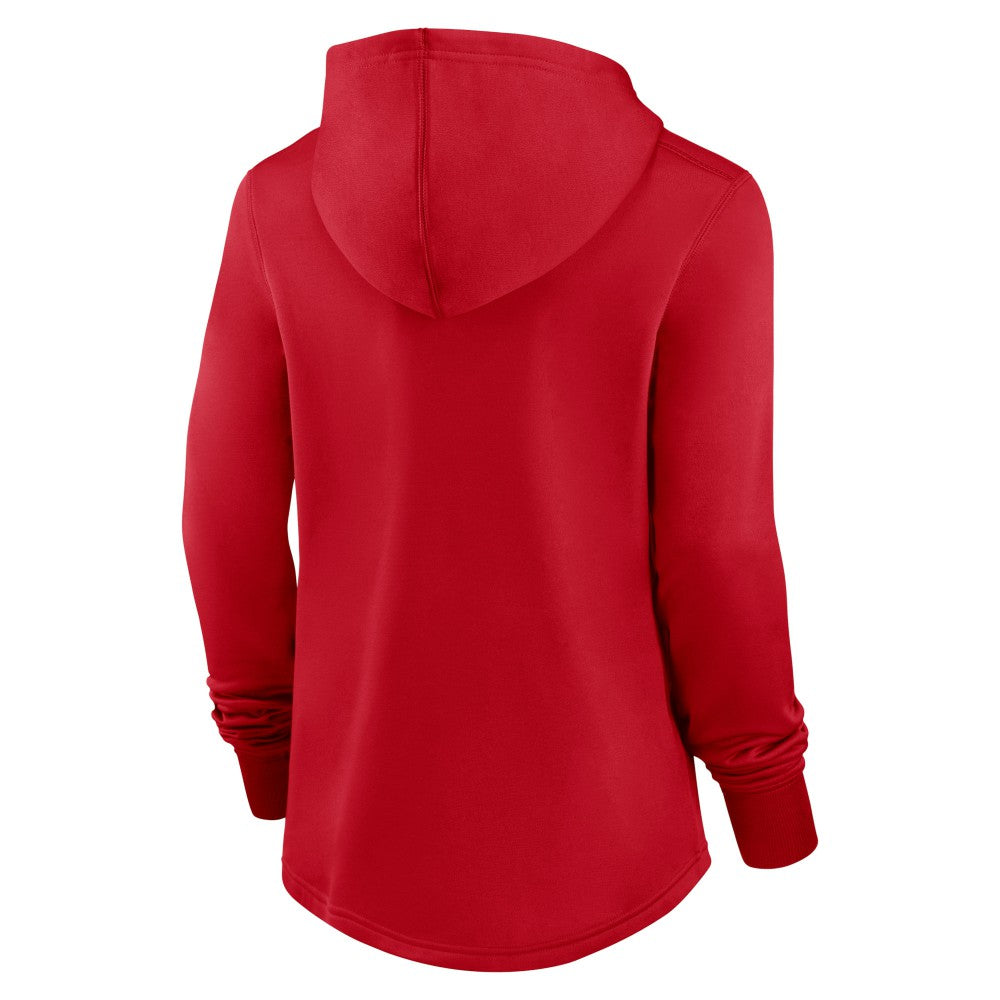 Los Angeles Angels Women's Authentic Collection Pregame Performance Pullover Hoodie Red | Nike