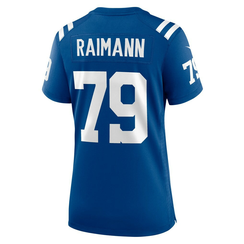 Bernhard Raimann Indianapolis Colts Women's Player Game Jersey - Royal