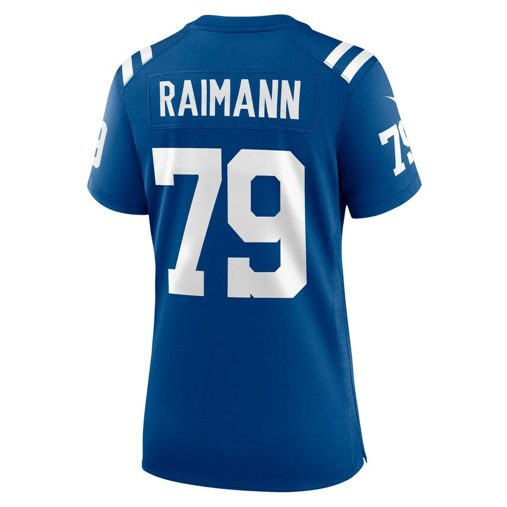 Bernhard Raimann Indianapolis Colts Women's Player Game Jersey - Royal