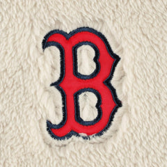 Boston Red Sox G-III 4Her by Carl Banks Women's Shuffle It Raglan Full-Zip Hoodie Oatmeal/Navy