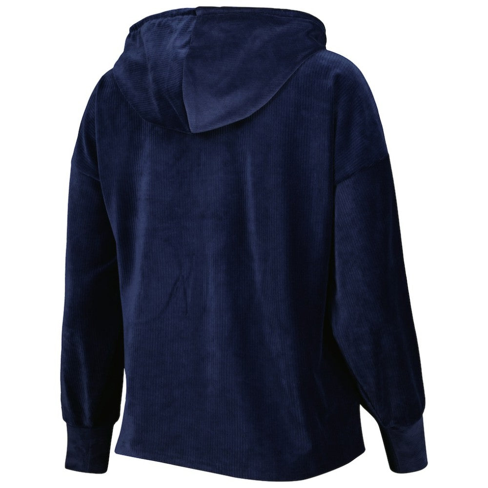 Boston Red Sox Touch Women's End Line Pullover Hoodie Navy