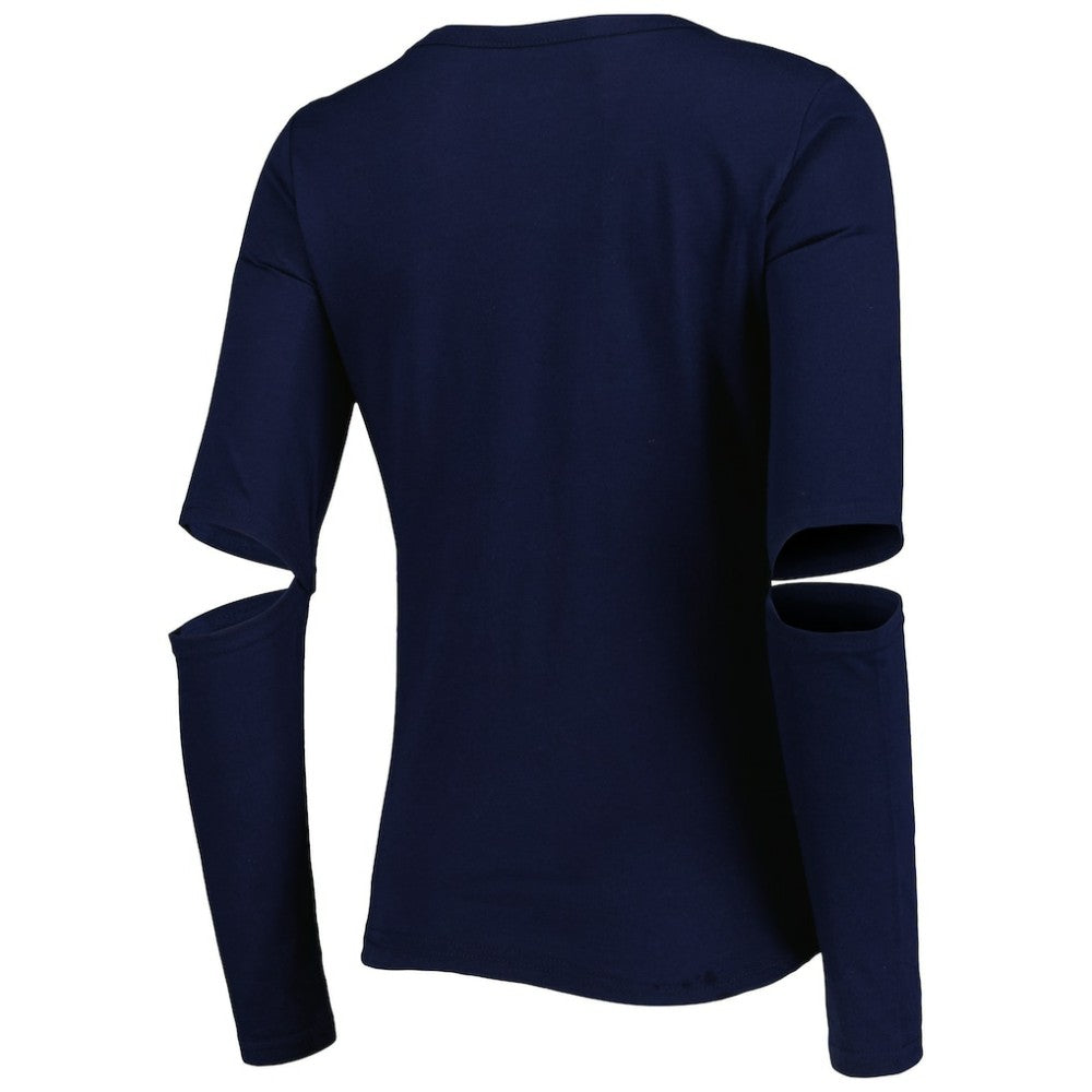 Atlanta Braves Touch Women's Formation Long Sleeve T-Shirt Navy