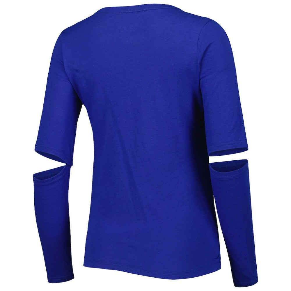 Chicago Cubs Touch Women's Formation Long Sleeve T-Shirt Royal