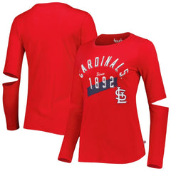 St. Louis Cardinals Touch Women's Formation Long Sleeve T-Shirt Red