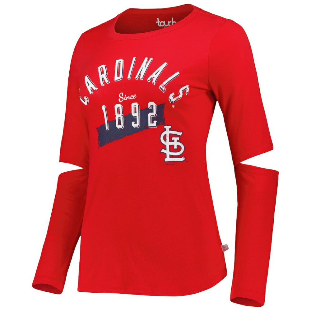 St. Louis Cardinals Touch Women's Formation Long Sleeve T-Shirt Red