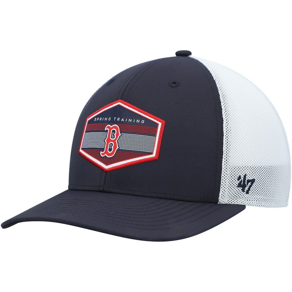Boston Red Sox Spring Training Burgess Trucker Adjustable Hat Navy/White | 47 brand