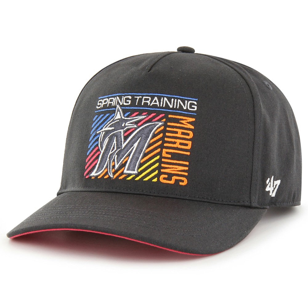 Miami Marlins 2023 Spring Training Reflex Hitch Snapback Hat Charcoal | 47 brand