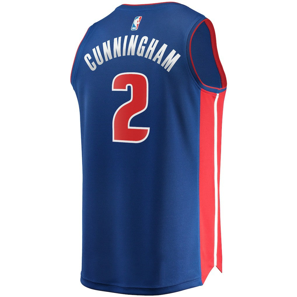 Cade Cunningham Detroit Pistons Fast Break Replica Jersey sale - Icon Editi- Blue
