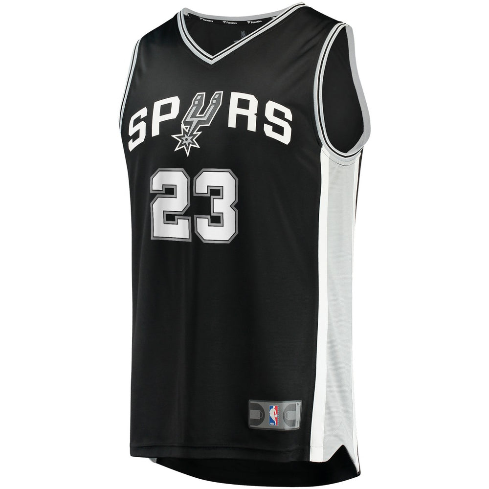 Zach Collins San Antonio Spurs Fast Break Replica Jersey - Icon Edition - Black