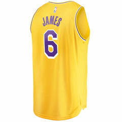 LeBron James Los Angeles Lakers 2021/22 Fast Break Replica Jersey - Icon Edition - Gold